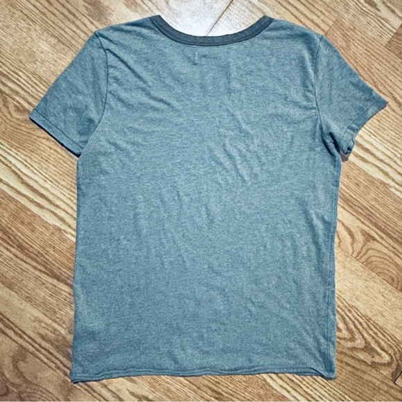 Abercrombie & Fitch Gray Ringer T-Shirt With COKE Graphic Size Small - Picture 5 of 7